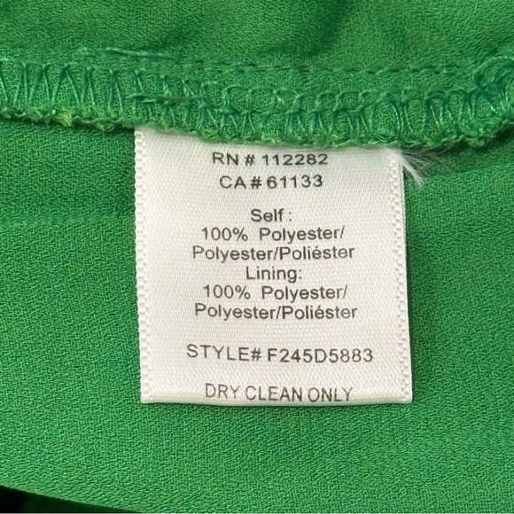 Adelyn Rae Crochet Lace Sleeveless Asymmetrical Hem Dress Small Green NWT - Picture 16 of 16